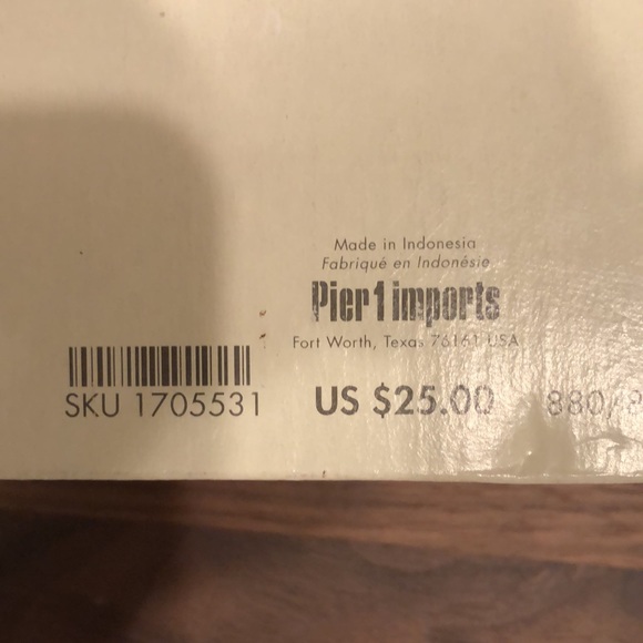 Two finials for drapery rods- Pier 1- really cute and unusual! Rods not included - Picture 4 of 6